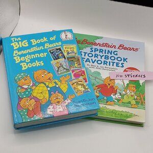Berenstain Bears Hardcover Storybooks Beginner Read Set of 2